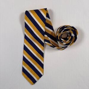 Brooks Brothers Men’s Silk Striped Tie Made In USA Necktie Classic Preppy EUC